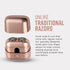 The SPOT Electric Shaver for Women, Wet & Dry Bikini Shaver, Cordless Hair Removal Razor, Rose Gold