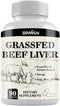 SXNWSN Grass Fed Beef Liver Capsules - Supports Energy Production, Detoxification, Digestion, Immunity