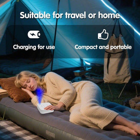 Rukico Babies,9 Light,15/30/60min White Noise Sleep Machine,Sleep Aid for Adults & Soothing Sounds,White Noise,Ocean