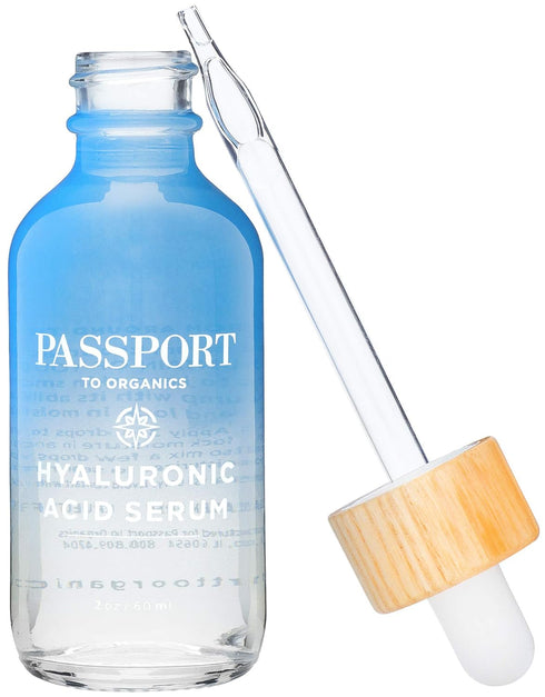 Hyaluronic Acid Serum, Organic and Vegan, 100% Pure 1% Solution, 2 Ounce