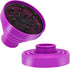 Universal Collapsible Hair Dryer Diffuser Attachment, Lightweight Portable Travel Tool for Most Blow Dryers - Purple