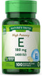 Nature's Truth Vitamin E Softgels, 400 IU, 100 Count, Non-GMO & Gluten Free Supplement