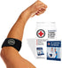 Tennis Elbow Brace & Adjustable Arm Band Support – Pain Relief for Tendonitis, Comfy Removable Arm Wrap (Single, Black)