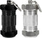 Shintop 2PCS High Capacity Aluminum Keychain Waterproof Pill Container