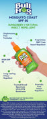 Bullfrog Mosquito Coast Bug Spray - Insect Repellent + Sunscreen SPF 50, Pump Spray 4.7 Fl Oz