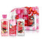 Bath & Body Care Travel Set - Home Spa Set with Shower Gel, Body Lotion, and Fragrance Mist, Valentines Day Gifts for