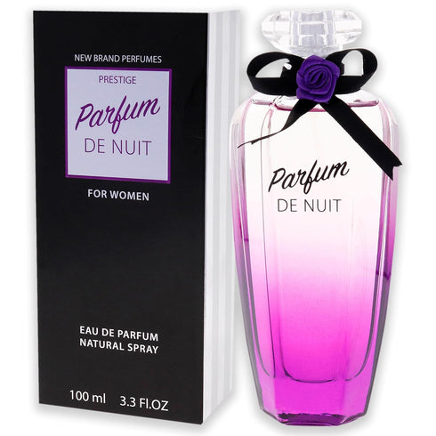 New Brand Perfumes Parfum De Nuit EDP Spray for Women, 3.3 oz