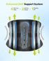 Back Brace for Men with 7 Stays, Adjustable Lumbar Support Belt for Pain Relief, Breathable Mesh Design for Scoliosis