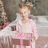 Whaline 6 Rolls Christmas Wired Edge Ribbon 30 Yards Pink Buffalo Plaid Santa Snowman Snowflake for Gift Wrapping Crafts