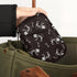 QsirBC 7 Halloween Skull Art Daily Pill Organizer Travel Medicine Container Holder Bag Small Weekly Pills Case Box Day