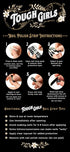 TOUGH GIRLS Gel Nail Polish Strips - 20 Exquisite Strips with Application Accessories, No UV/LED Lamp Required