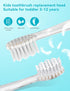 Set 4. SG-513 SG-2139 SG-977 SEAGO Kids Replacement Brushes, of Compatible Models (Clear, L)