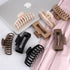 LuSeren Large Hair Clips for Women, 4.3 Inch Matte Banana Clips for Thin Thick Curly Hair, Strong Hold Neutral Colors
