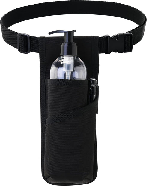 Professional Massage Therapist Holster with Adjustable Belt, Massage Bottle Bag, Massage Lotion