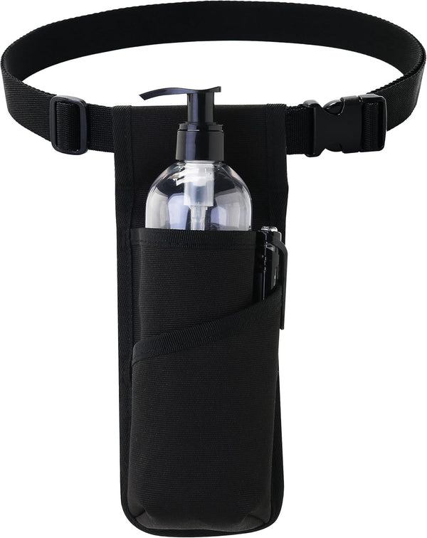 Professional Massage Therapist Holster with Adjustable Belt, Massage Bottle Bag, Massage Lotion