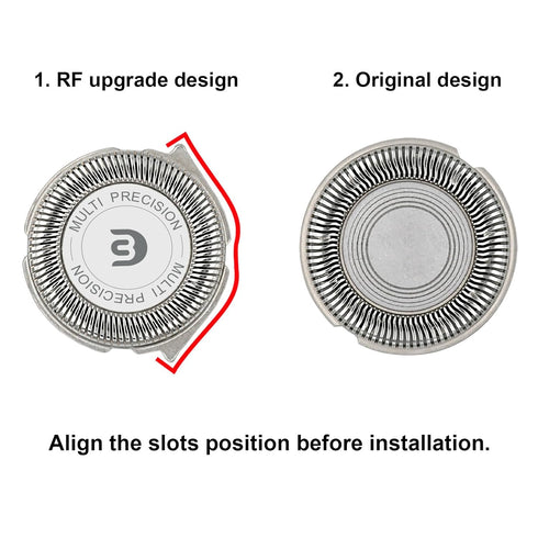 Replacement Heads for Norelco 3000, Compatible with Philips Norelco Shaver 2500 and 3500