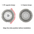 Replacement Heads for Norelco 3000, Compatible with Philips Norelco Shaver 2500 and 3500