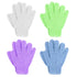 Linda Bath Gloves Exfoliating, Pack of 4