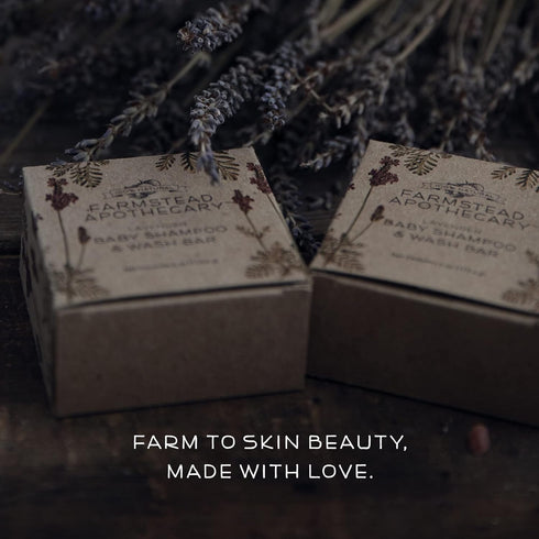 Farmstead Apothecary Baby Shampoo & Wash Bar, 4.5 oz