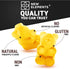 Magnesium Glycinate Gummies 500mg with Vitamin B6 100mg - Non-GMO, High Absorption for Stress Relief & Muscle Support