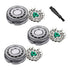 SH60/72 Replacement Heads for Philips Series 6000 Razor Shavers, Compatible with Norelco Models S6810/82, S6850/85