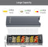 Provided),7 Metal Weekly Pill Organizer, Serfeymi Aluminum Daily Pill Box(Spare Gasket Day Pill Case Travel Medicine