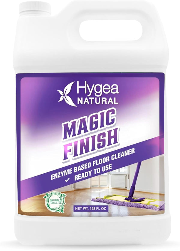 Hygea Natural Magic Finish Enzyme-Based Floor Cleaner - No Rinse, Clean Formula