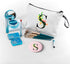 Personalized Makeup Bag, Gifts for Mom Birthday, Initial Gifts for Women with Mirror, Unique Sisters Gifts, (S)