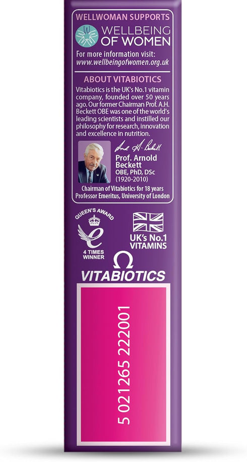 Wellwoman 30 Vitabiotics Advanced Vitamin & Mineral Formula with Evening Primrose & Starflower Oils Capsules