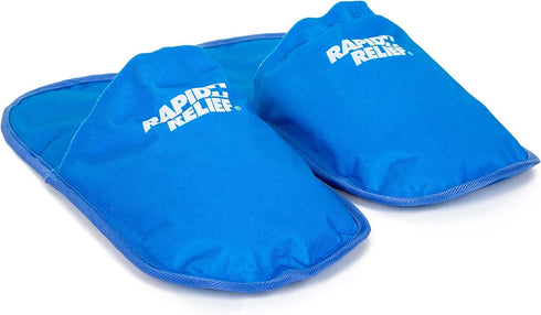 Rapid Relief Hot and Cold Therapy Slippers for Swollen and Painful Feet - Fast and Effective Relief for pain associated