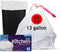 DURRA BEST. 13 Gallon Tall Kitchen Drawstring Trash Bags, 45 Count, Ultra Strong White Garbage Bags