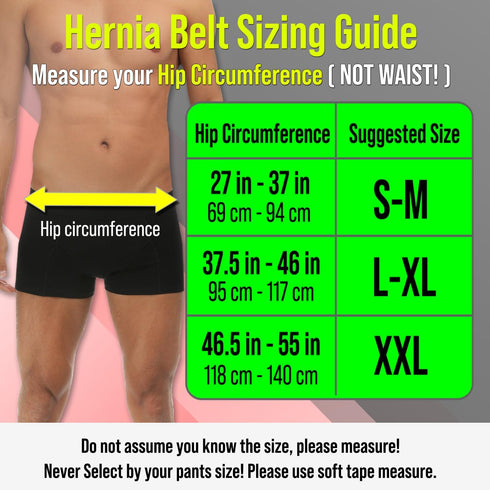 BLITZU Inguinal Hernia Belt Truss for Sports, Incisional, Femoral, Umbilical Support Brace for Men Women, Pain Relief