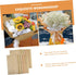 Packaging 20pcs PATKAW Vintage Flower Wrapping Paper Bouquet Sheets Sunflower Newspaper Kraft Paper for Florist