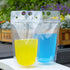 Ozera 100 16 oz Drink Pouches, Pcs Reusable Drink Juice Pouches for Adults, Heavy Duty Pouches for Adults with Straw