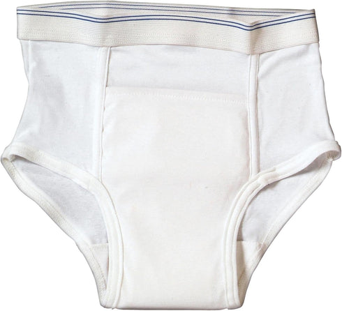EasyComforts Men's Washable Incontinence Underwear, 6 oz.