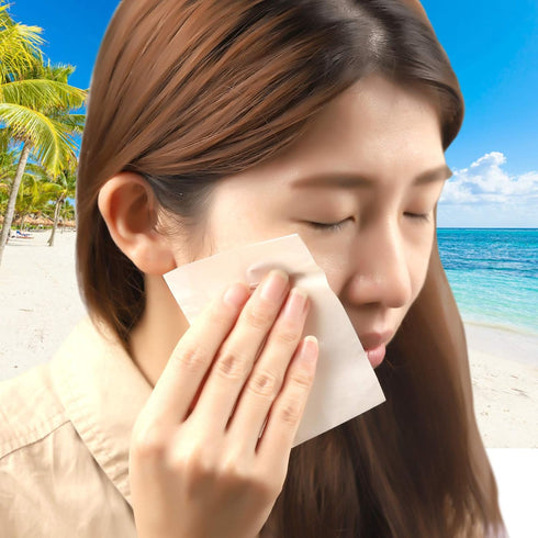 Teenitor 1000 Jasmine Face Oil Absorbing Sheets - Blotting Paper for Oily Skin, Natural Oil Control for Men & Women