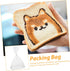 Packaging Vaguelly Loaf Bakery Bread Bags Tie Tabs Snack Storage Bags for Biscuits Cookies Candy Multi-Function