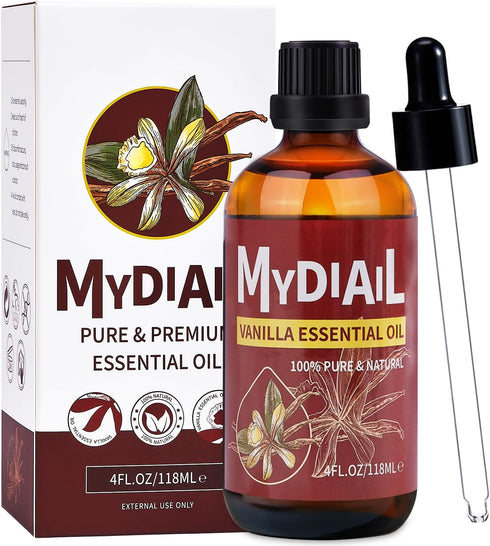 Vanilla Essential Oil 118ml (4Oz) - Pure & Natural Premium Aromatherapy Oil for Diffuser, Skin Care, Candle Making