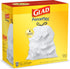 Glad Trash Bags, ForceFlex Tall Kitchen Drawstring Garbage Bags, White, 13 Gallon, 90 Count (Package May Vary)