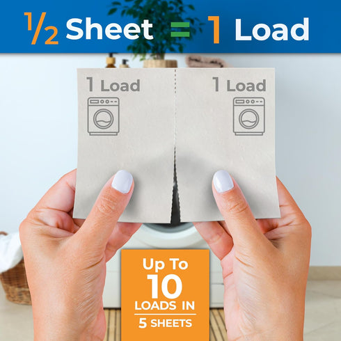 Laundry Detergent Sheets - Non-Toxic Alternative to Pods & Tablets, Ideal for Traveling