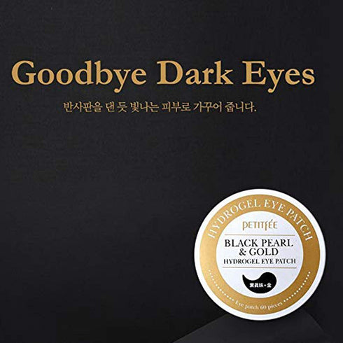 Petitfee Black Pearl & Gold Hydrogel Eye Patch, 60 Pieces, 2.96 oz (84 g)