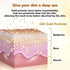 Permotary 6 PCS 24k Gold Crystal Gel Collagen Facial Masks for Deep Moisturizing Skin Care