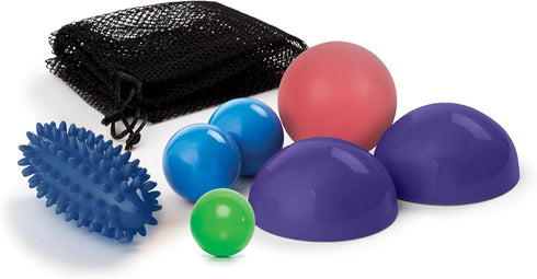 OPTP Massage Ball Set - 7-Piece Self-Massage Kit for Sore Muscle Relief