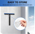 Squeegee for Window Cleaning, Telescopic Shower Squeegee with Extension Pole for Car Windows, Tile Walls, Shower