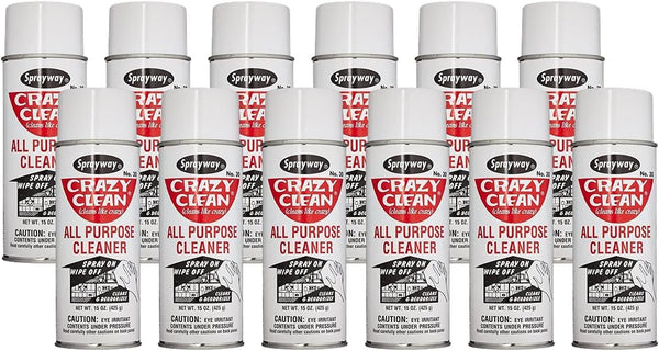 Sprayway SW030 Crazy Clean All Purpose Cleaner, 15 Oz