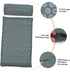 Set, Shiatsu Acupoint Massage Mat and Pillow Non-Slip Yoga Massage Cushion for Back and Neck Relief with Carry Bag