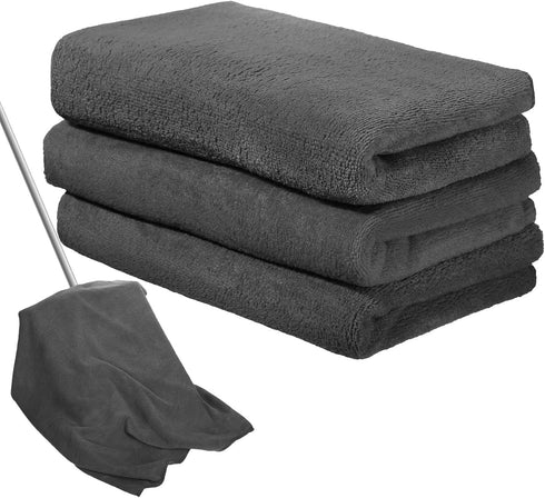 3 Pcs Extra Large Microfiber Cleaning Cloth, 30" x 20", Washable Reusable Towel, Streak Free, Lint Free for Home