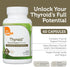 Zahler Thyraid - Thyroid Support Complex with Iodine, Zinc, L-Tyrosine, Ashwagandha, Forskholii - 60 Capsules