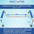 Secure Stand Assist Rail for Elderly with Padded Grab Bar Handles - Chair & Couch Lift Assist Standing Support
