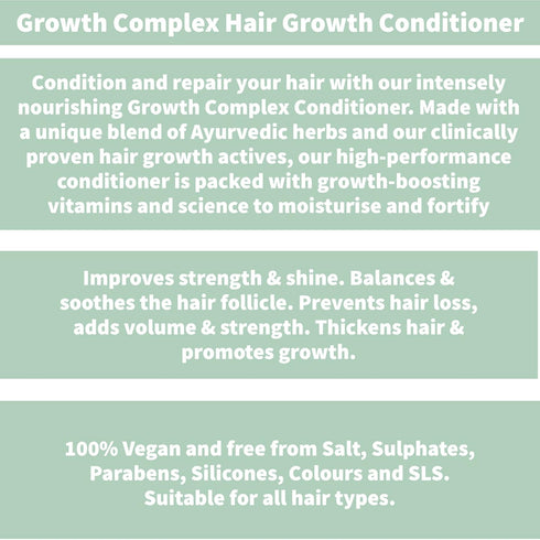 Nature Spell Hair Conditioner for Growth, Infused with Ayurvedic Herbs, Vegan & Sulphate-Free, 10.14 Fl Oz